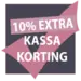 10% kassa korting floer