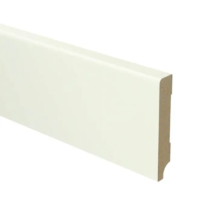 MDF Plint Recht 70x18 mm RAL9010